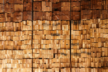 Cross section of sawn timber,Selection of freshly sawn timber material (beam)