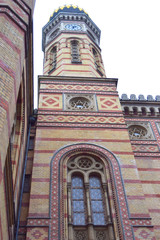 Budapest Great Synagogue view, Exterior