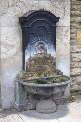 Ancient source of drinking water, Budapest / Hungary 