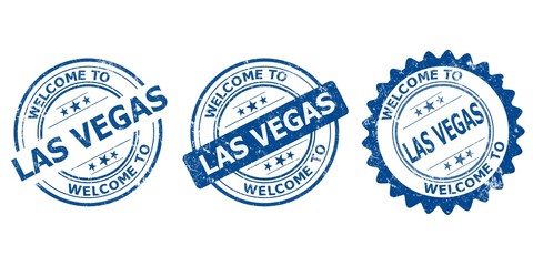 welcome to Las Vegas blue old stamp sale	