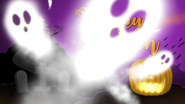 Happy Halloween Animated Logo