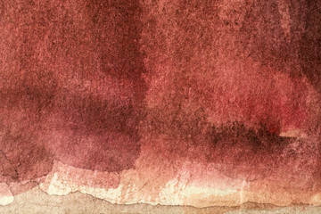 Abstract Watercolor Background red art