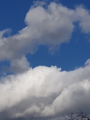 Obraz premium Wolken am blauen Himmel