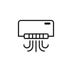 air conditioner icon vector logo template EPS 10