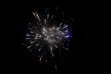 fireworks on New Year's Eve