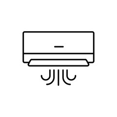 air conditioner icon vector logo template EPS 10