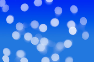 Blue Bokeh images abstract background