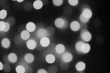 White Bokeh images abstract background