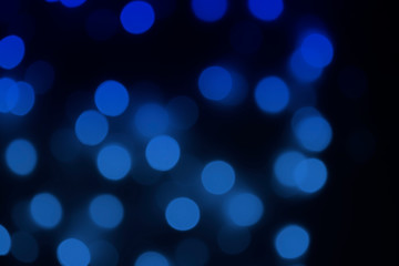 Blue Bokeh images abstract background