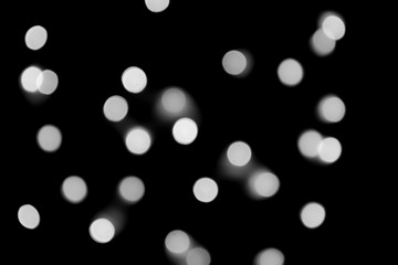 White Bokeh images abstract background
