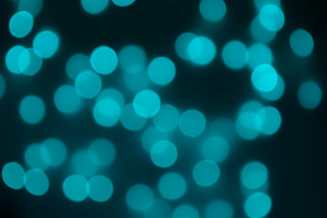 Blue Green Bokeh images abstract background