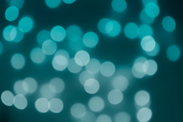 Blue Green Bokeh images abstract background