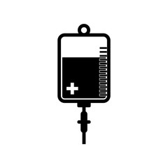 blood bag icon design vector logo template EPS 10
