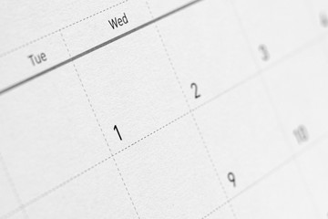 the 1st day in the calendar.