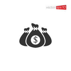 Money Bag Icon Design Vector