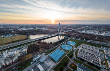 Rzesz&oacute;w Bridge Sunset