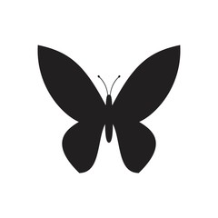 Butterflies Icon template black color editable. Butterflies Icon symbol Flat vector illustration for graphic and web design.
