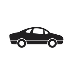 Obraz na płótnie Canvas Car Icon template black color editable. Car icon symbol Flat vector illustration for graphic and web design.