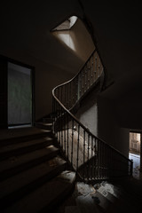 Obraz premium staircase in an old building