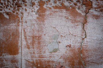 Street wall concrete background, cracked concrete wall