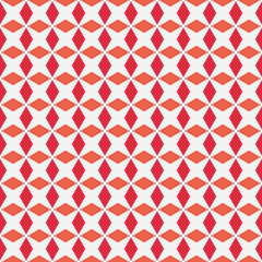 Diamonds geometric seamless pattern vector on light white background. For fabric, cloth, backdrop etc. Printable eps 10 file format.