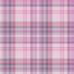 Seamless pattern in amazing pink, violet, purple and grey colors for plaid, fabric, textile, clothes, tablecloth and other things. Vector image.