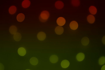 Yellow red Bokeh images abstract background
