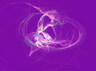 Computer generated abstract on purple background, Digital Abstract technology background