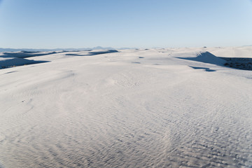 White Sands National Park in Alamogordo, New Mexico. 