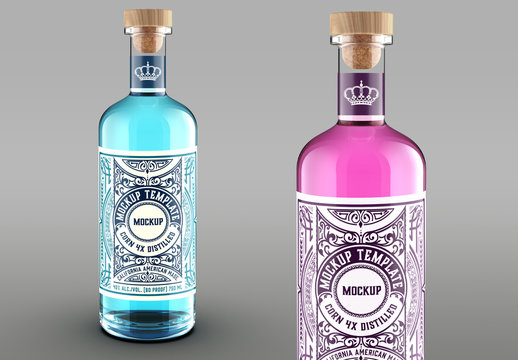 Bottle Packaging Mockup
