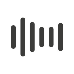 Voice message icon. Vector illustration in flat design