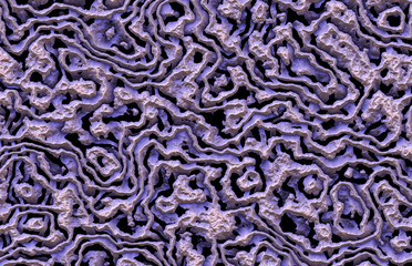 purple weaved wire metal