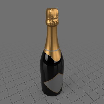 Champagne bottle 2