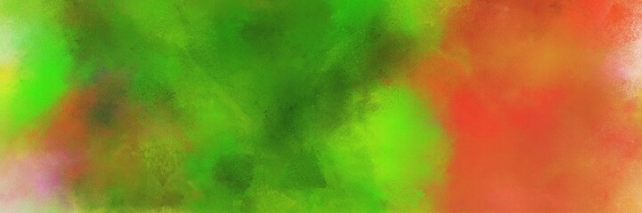 Fototapeta na wymiar dark green, coffee and peru colored vintage abstract painted background with space for text or image. can be used as header or banner