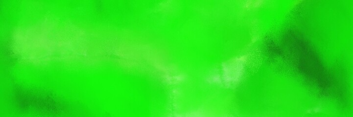 abstract painting background graphic with neon green and green colors and space for text or image. can be used as horizontal header or banner orientation