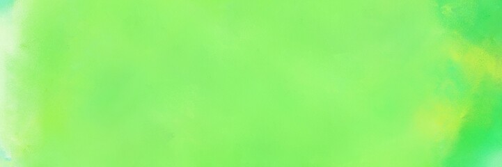 Obraz premium vintage abstract painted background with light green, tea green and vivid lime green colors and space for text or image. can be used as horizontal header or banner orientation