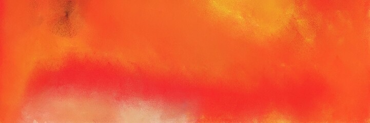 abstract painting background texture with tomato, sandy brown and coral colors and space for text or image. can be used as horizontal background graphic