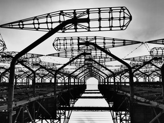 Duga - Secret Soviet over the horizon radar system, Pripyat, Ukraine Abandoned military base....