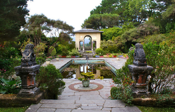 Beautiful Eden Garden On Garnish Island, Ireland