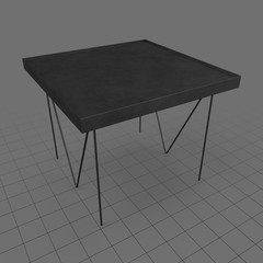 Modern metal table