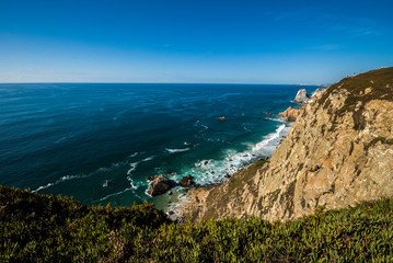 Cabo da Roca is a cape which forms the westernmost point of the Sintra Mountain Range, of mainland...