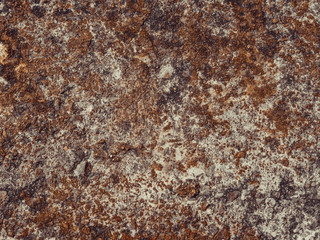 Texture of brown concrete wall. Rough surface. Abstract architecture backdrop. Grunge dirty wall texture. Vintage cement background. Natural messy structure.