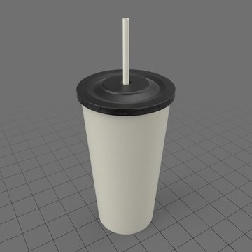 Soft drink disposable cup