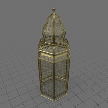 Antique Moroccan floor lamp