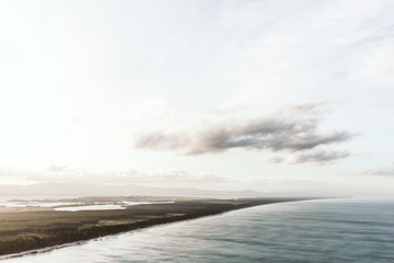 aerial photography seacoast  beach