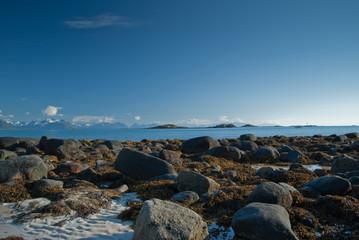 Fototapeta na wymiar Norwegia - wikingowie, Fiordy i Lofoty