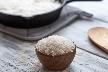 long rice image cooked in skillet