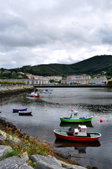 Fishing boats in Viveiro, Lugo, Galicia. Spain. Europe. September 30, 2019