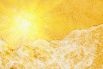 Summer Mediterranean sea beach. Tourism and activities concept.