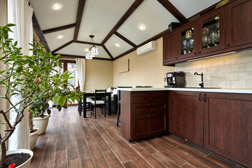 kitchen living room
